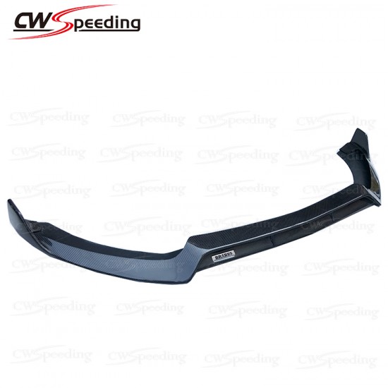 BRABUS STYLE CARBON FIBER FRONT LIP FOR 2015-2016 MERCEDES-BENZ C-CLASS W205 C180 C200 C260 SPORT