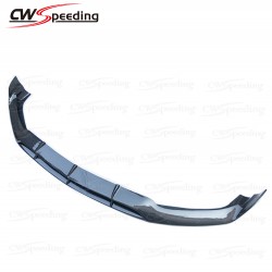 BARBU STYLE CARBON FIBER FRONT LIP FOR 2015-2016 MERCEDES-BENZ C-CLASS W205 C180 C200 C260 SPORT