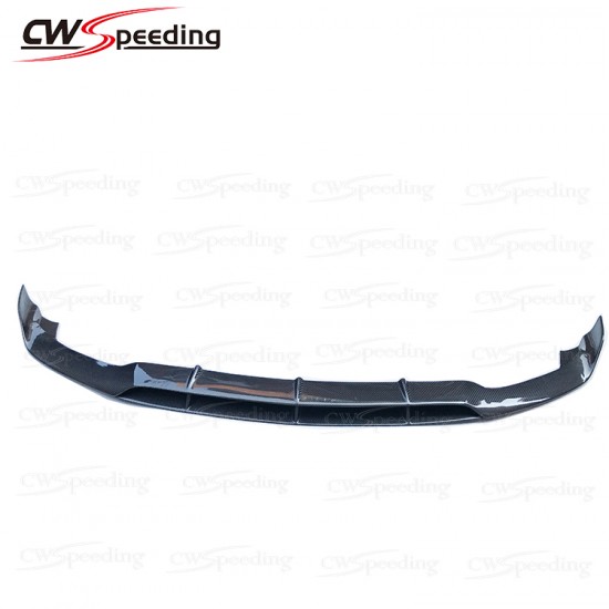 BARBU STYLE CARBON FIBER FRONT LIP FOR 2015-2016 MERCEDES-BENZ C-CLASS W205 C180 C200 C260 SPORT