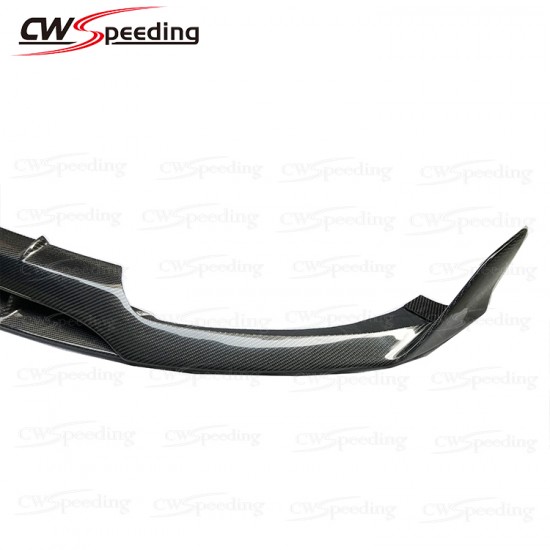 BRABUS STYLE CARBON FIBER FRONT LIP FOR 2015-2016 MERCEDES-BENZ C-CLASS W205 AMG C63