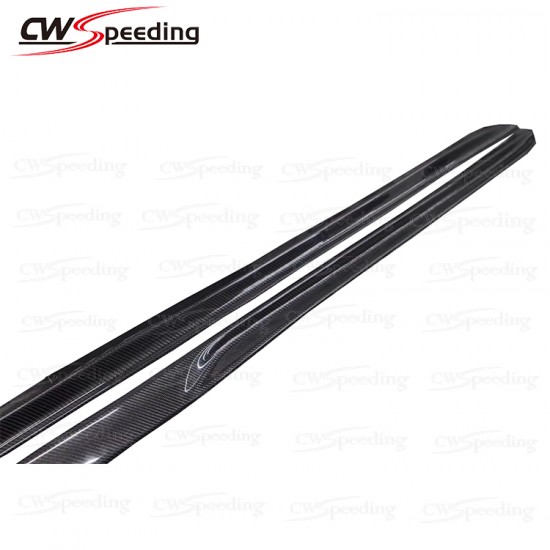 PSM STYLE CARBON FIBER SIDE SKIRTS FOR 2015-2016 MERCEDES-BENZ C-CLASS W205 C180 C200 C260