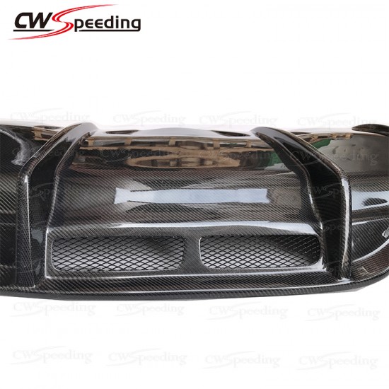 PSM STYLE CARBON FIBER REAR DIFFUSER FOR 2015-2016  MERCEDES BENZ C-CLASS W205 C63 AMG 4D 