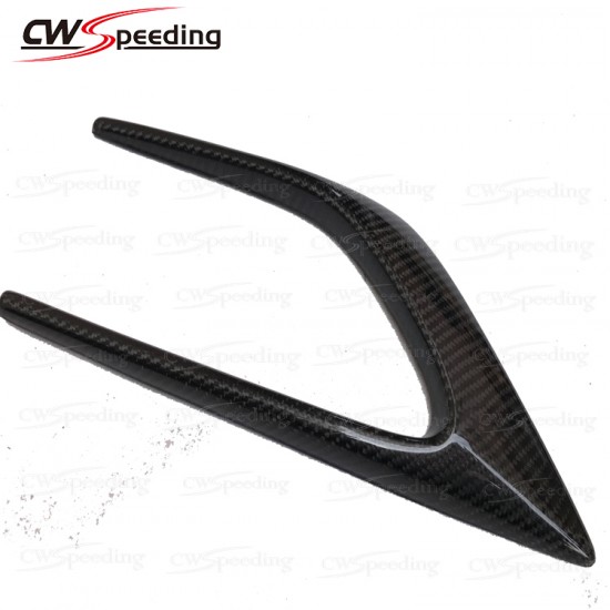 CARBON FIBER FRONT BUMPER VENTS FOR MERCEDES-BENZ C-CLASS W205 2D 4D