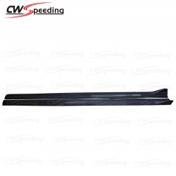 REVOZPORT STYLE CARBON FIBER SIDE SKIRTS FOR 2015-2016 MERCEDES-BENZ C-CLASS W205 C180 C200 C260 