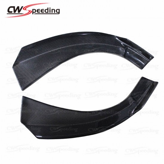 PIECHA STYLE CARBON FIBER FRONT SPLITTER FOR 2013-2015 MERCEDES BENZ CLA-CLASS W117 AMG CLA250 CLA45