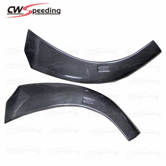 PIECHA STYLE CARBON FIBER FRONT SPLITTER FOR 2013-2015 MERCEDES BENZ CLA-CLASS W117 AMG CLA250 CLA45