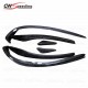 REVOZPORT STYLE CARBON FIBER FRONT BUMPER CANARDS FOR 2013-2015 MERCEDES BENZ CLA-CLASS W117 AMG CLA250 CLA45