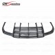 RENNTECH STYLE CARBON FIBER REAR DIFFUSER WITH EXHUAST PIPES FOR 2012-2013 MERCEDES BENZ CLS-CLASS W218 AMG CLS350