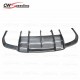 RENNTECH STYLE CARBON FIBER REAR DIFFUSER WITH EXHUAST PIPES FOR 2012-2013 MERCEDES BENZ CLS-CLASS W218 AMG CLS350