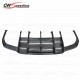 RENNTECH STYLE CARBON FIBER REAR DIFFUSER WITH EXHUAST PIPES FOR 2012-2013 MERCEDES BENZ CLS-CLASS W218 AMG CLS350