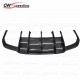 RENNTECH STYLE CARBON FIBER REAR DIFFUSER WITH EXHUAST PIPES FOR 2012-2013 MERCEDES BENZ CLS-CLASS W218 AMG CLS350