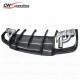 RENNTECH STYLE CARBON FIBER REAR DIFFUSER WITH EXHUAST PIPES FOR 2012-2013 MERCEDES BENZ CLS-CLASS W218 AMG CLS350