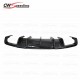 RENNTECH STYLE CARBON FIBER REAR DIFFUSER WITH EXHUAST PIPES FOR 2012-2013 MERCEDES BENZ CLS-CLASS W218 AMG CLS350