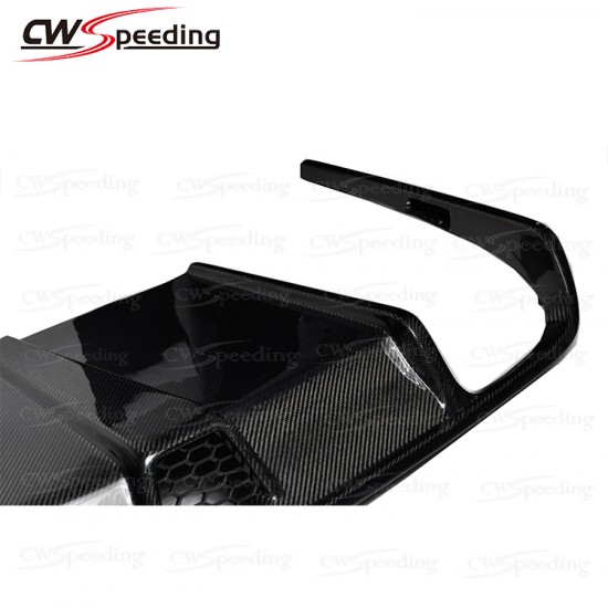 PIECHA DESIGN STYLE CARBON FIBER REAR DIFFUSER FOR 2010-2013 MERCEDES BENZ E-CLASS W207 COUPER 2D