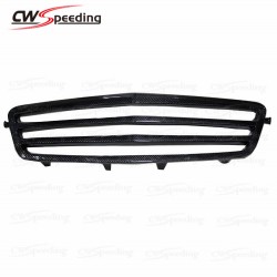 LAWRENCE STYLE CARBON FIBER FRONT GRILLE FOR 2010-2013 MERCEDES-BENZ E-CLASS W212 