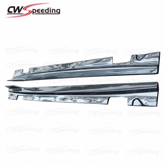 CARBON FIBER SIDE SKIRTS FOR 2014 MERCEDES-BENZ E-CLASS W212  