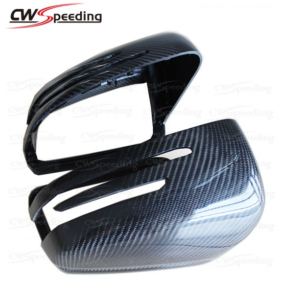 REPLACEMENT STYLE CARBON FIBER SIDE MIRROR COVER FOR 2010-2013 MERCEDES-BENZ E-CLASS W212