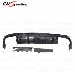 BARBUS STYLE CARBON FIBER REAR DIFFUSER FOR 2010-2013 MERCEDES-BENZ E-CLASS W213 E200 E300 E320 E63