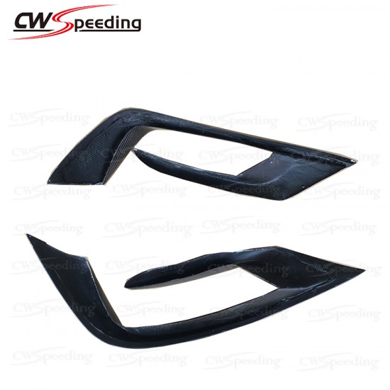 BRABUS STYLE CARBON FIBER FRONT BUMPER CANARD FOR MERCEDES-BENZ S-CLASS W222