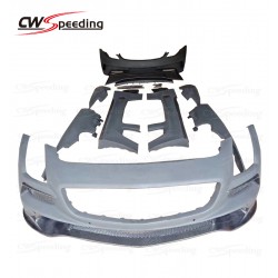 BLACK SERIES STYLE GLASS FIBER BODY KIT FOR 2011-2014 MERCEDES BENZ SLS-CLASS R197 AMG