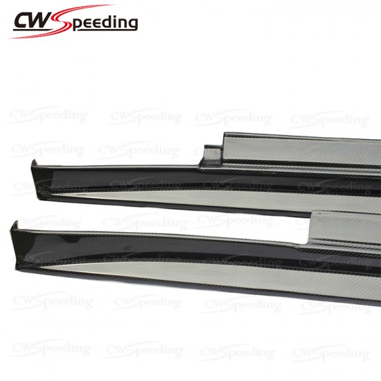 OEM STYLE CARBON FIBER SIDE SKIRTS FOR 2008-2012 NISSAN GTR R35