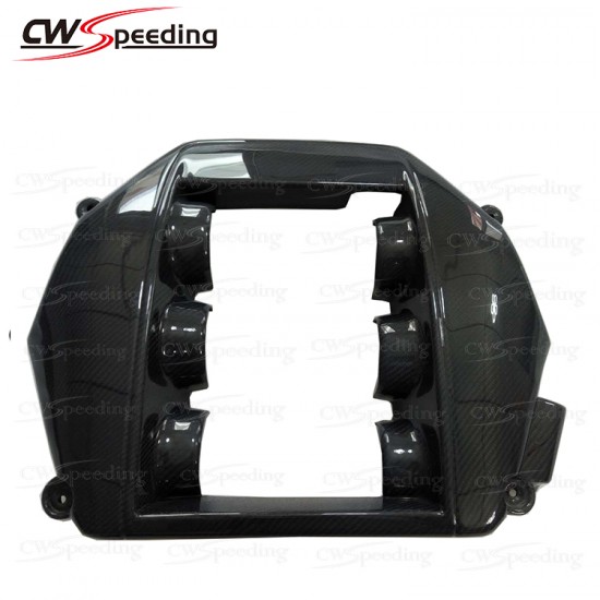 OEM STYLE CARBON FIBER SPARK COVER FOR 2008-2016 NISSAN R35 GTR OEM STYLE CARBON FIBER SPARK COVER FOR 2008-2016 NISSAN R35 GTR