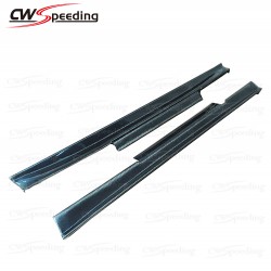  MINE STYLE CARBON FIBER SIDE SKIRTS FOR 2009-2011 NISSAN GTR R35