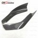 MINES STYLE CARBON FIBER FORONT BUMPER CANARDS FOR 2012-2016 NISSAN GTR R35
