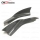 MINES STYLE CARBON FIBER FORONT BUMPER CANARDS FOR 2012-2016 NISSAN GTR R35