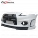 WALD STYLE HALF CARBON FIBER FRONT BUMPER FOR 2008-2016 NISSAN GTR R35 WALD STYLE HALF CARBON FIBER FRONT BUMPER FOR 2008-2016 NISSAN GTR R35