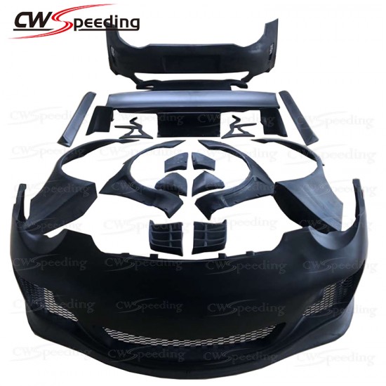 LB STYLE FRP FIBER GLASS BODY KIT FOR PORSCHE CARRERA 997 TURBO LB STYLE FRP FIBER GLASS BODY KIT FOR PORSCHE CARRERA 997 TURBO