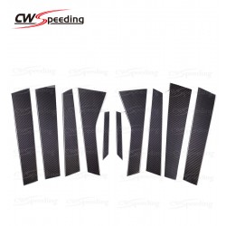 CARBON FIBER B PILLER 10PCS FOR 2011-2017 PORSCHE CAYENNE 958