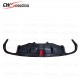 CARBON FIBER REAR DIFFUSER WITH LEADER LIGHT FOR 2014-2018 PORSCHE MACAN CARBON FIBER REAR DIFFUSER WITH LEADER LIGHT FOR 2014-2018 PORSCHE MACAN