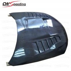 CHARGESPEED BOTTONLINE STYLE CARBON FIEBR HOOD FOR 2008-2010 SUBARU  IMPREZA 10 STI/WRX/2.0R