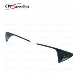 DRY CARBON FIBER SIDE FENDER GADGET FOR 2016-2018 TESLA MODEL 3  DRY CARBON FIBER SIDE FENDER GADGET FOR 2016-2018 TESLA MODEL 3