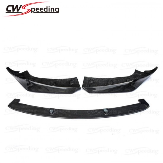 CWS STYLE CARBON FIBER FRONT LIP FOR 2016-2018 TESLA MODEL 3 CWS STYLE CARBON FIBER FRONT LIP FOR 2016-2018 TESLA MODEL 3
