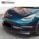 CWS STYLE CARBON FIBER FRONT LIP FOR 2016-2018 TESLA MODEL 3 