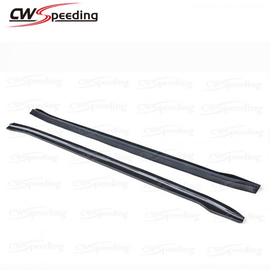 CWS STYLE CARBON FIBER SIDE SKIRTS FOR 2016-2018 TESLA MODEL 3 