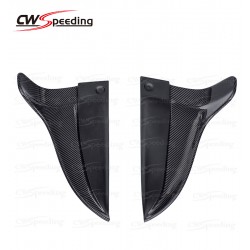  CARBON FIBER REAR BUMPER CANARDS FOR TESLA MODEL S