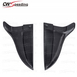  CARBON FIBER REAR BUMPER CANARDS FOR TESLA MODEL S