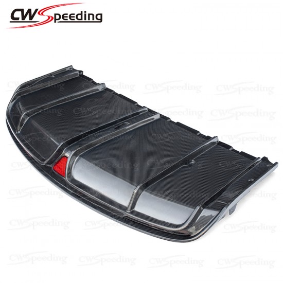 CWS STYLE CARBON FIBER REAR DIFFUSER FOR TESLA MODEL S