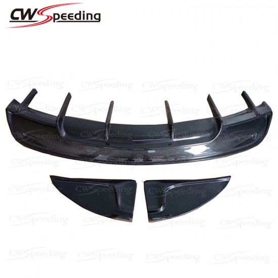 REVOZPORT STYLE CARBON FIBER REAR DIFFUSER FOR TESLA MODEL S REVOZPORT STYLE CARBON FIBER REAR DIFFUSER FOR TESLA MODEL S