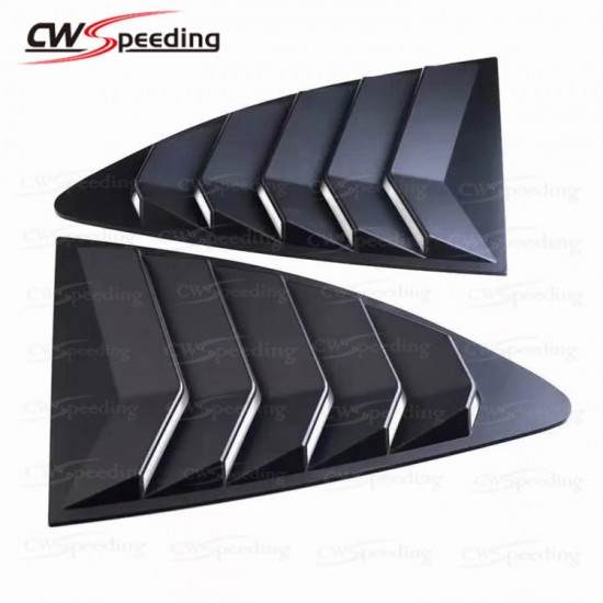 CARBON FIBER SIDE OUT WINDOW SHADES LOUVERS FOR 2012-2015 SUBARU BRZ