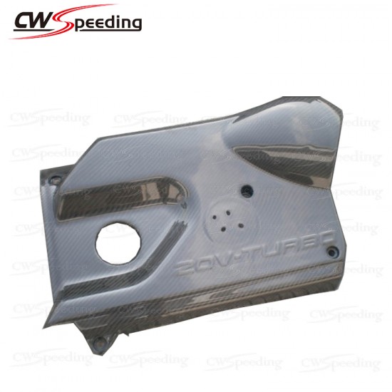 CARBON FIBER ENGINE COVER FOR 2005 VW GOLF 4