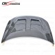 WITH HOLE STYLE CARBON FIBER HOOD FOR 2008-2013 VW GOLF 6