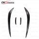 CWS STYLE CARBON FIBER FRONT BUMPER CANARDS FOR 2008-2013 VW GOLF 6 GTI