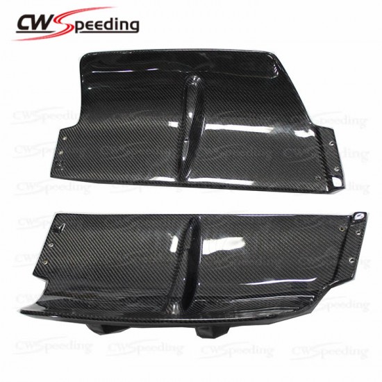 2 PIECES STYLE CARBON FIBER REAR DIFFUSER FOR 2008-2013 VW GLOF 6 R20