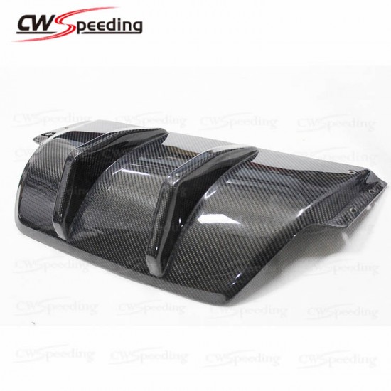 2 PIECES STYLE CARBON FIBER REAR DIFFUSER FOR 2008-2013 VW GLOF 6 R20