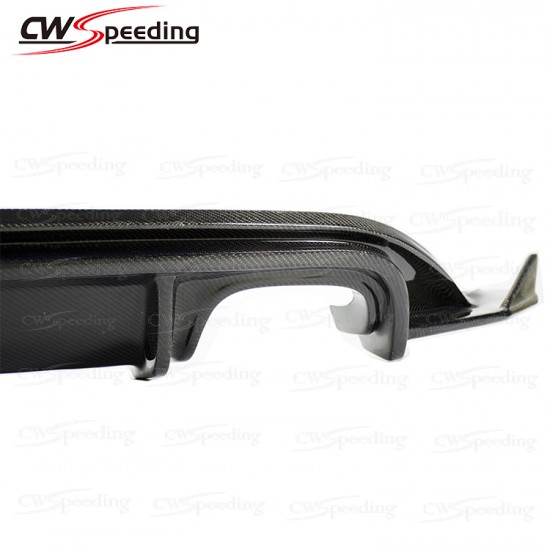 CWS STYLE CARBON FIBER REAR DIFFUSER(T-2) FOR 2014-2016 VW GOLF 7 CWS STYLE CARBON FIBER REAR DIFFUSER(T-2) FOR 2014-2016 VW GOLF 7