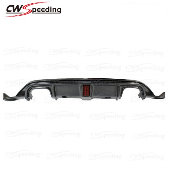 CWS STYLE CARBON FIBER REAR DIFFUSER(T-2) FOR 2014-2016 VW GOLF 7 CWS STYLE CARBON FIBER REAR DIFFUSER(T-2) FOR 2014-2016 VW GOLF 7